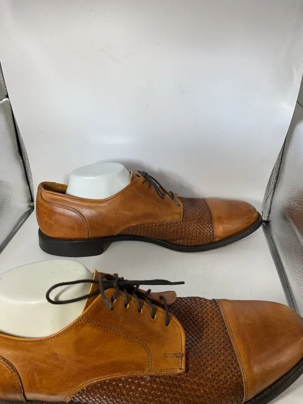 Allen Edmonds “Lauderdale” Woven Cap Toe Oxford Dress Shoes – Made in USA - Picture 3 of 11